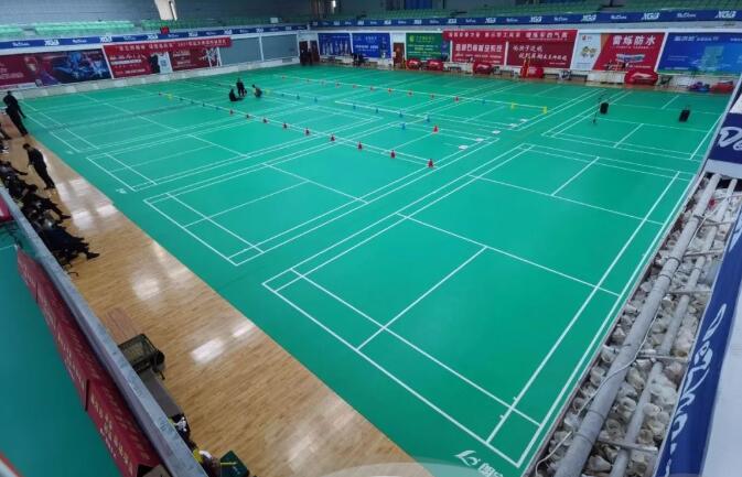 Rubber Badminton Court Maintenance