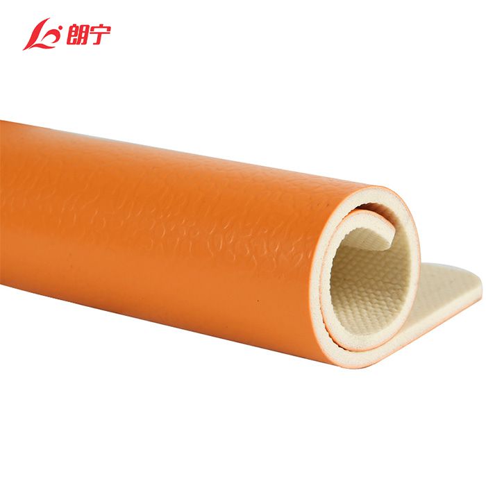 Orange Indoor Badminton Court Flooring