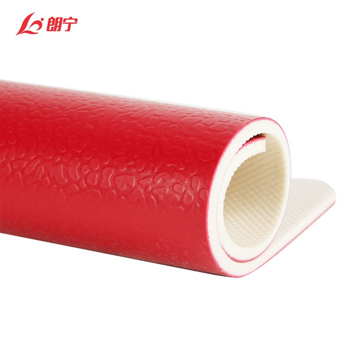 Red Indoor Badminton Court Flooring