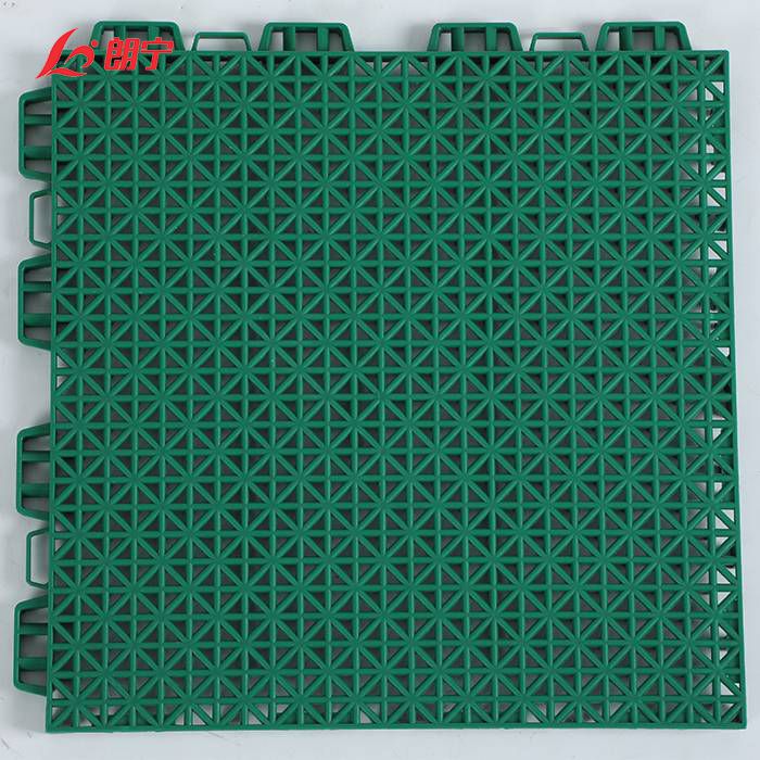 PP interlocking suspension floor