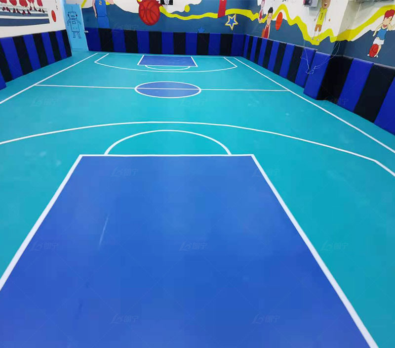 Real Scene Badminton Court Flooring Material