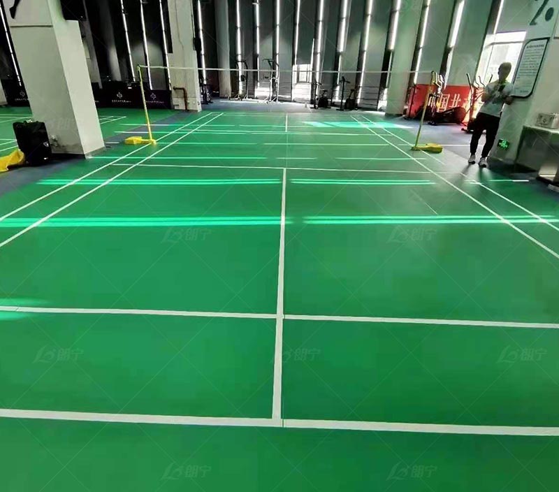 Indoor Badminton PVC Sports Flooring